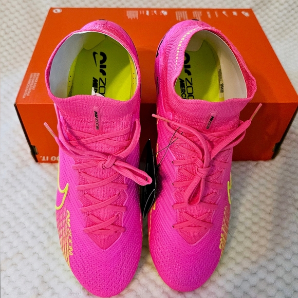 Nike Zoom Mercurial Superfly 9 Elite AG-Pro “Pink Blast” FD0245-605 Men Size 10 - Picture 7 of 11